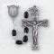 Handcrafted Black Polished Wood First Communion Rosary