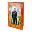 St. Peregrine Novena Book with 24 pages of Fratelli Bonella artwork and prayers, dedicated to the patron saint of cancer patients.