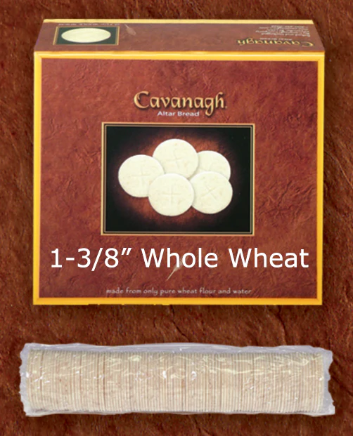 Altar Bread | Communion Host | 1-3/8" Whole Wheat  | Box of 100