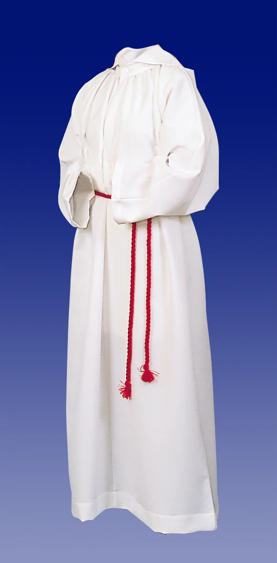 Altar Server Alb | 100% Poly | Hood or No Hood | Style 207 or 208