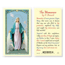 Memorare of St. Bernard Holy Card