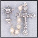 First Communion Rosary - Imitation Pearl