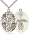 Five-Way Medal - Sterling Silver Medal & Rhodium Chain0680SS/24S