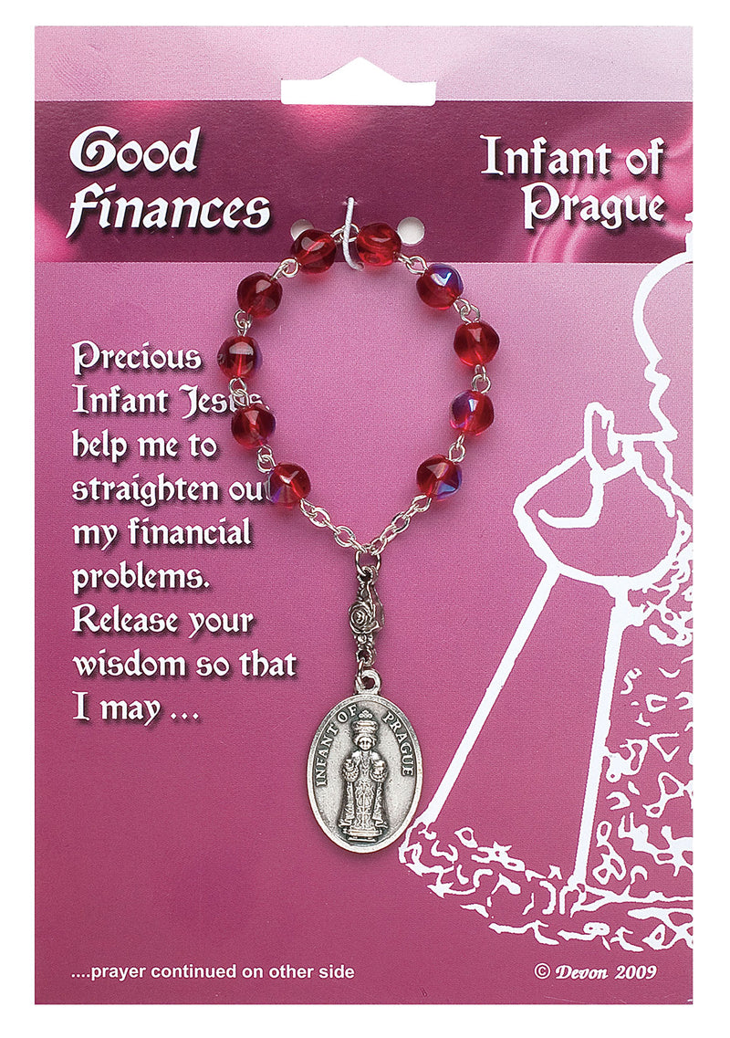 Patron Blessings One Decade Rosary - Good Finances - Infant of Prague