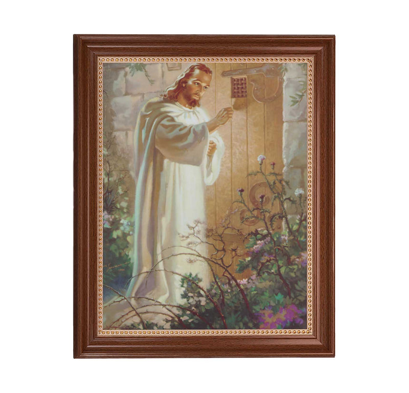 Christ Knocking Framed Print - 11" x 14" (2 Frame Options)