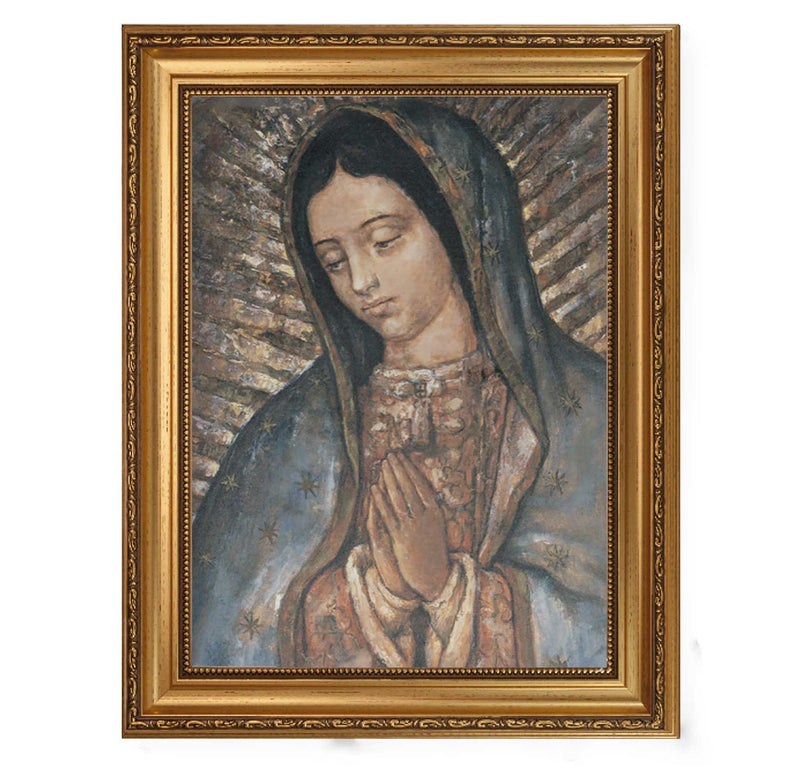 Our Lady of Guadalupe Framed Fine Art Canvas Print - 12" x 16" (2 Frame Options)