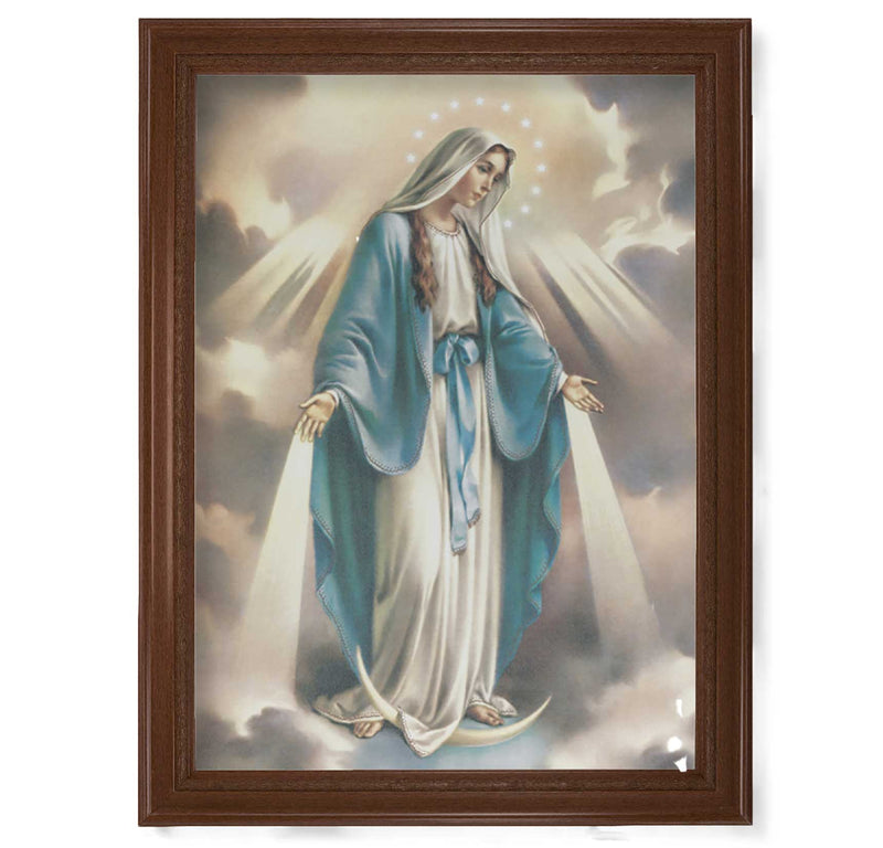 Our Lady of Grace Framed Fine Art Canvas Print - 19" x 27" (2 Frame Options)