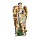 4" St. Michael Statue with Gold Accents