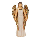 4" Guardian Angel Statue with Gold Accents