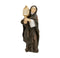 4" St. Clare Statue with Gold Accents