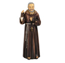 4" St. Pio Statue with Gold Accents