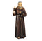 4" St. Pio Statue with Gold Accents