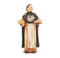 4" St. Thomas Aquinas Statue with Gold Accents