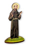 St. Francis of Assisi 6" Gold Foil Laser Cut Wooden Statue