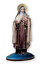 St. Therese 6" Gold Foil Laser Cut Wooden Statue