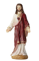 Sacred Heart of Jesus Statue - Color - 5.5"
