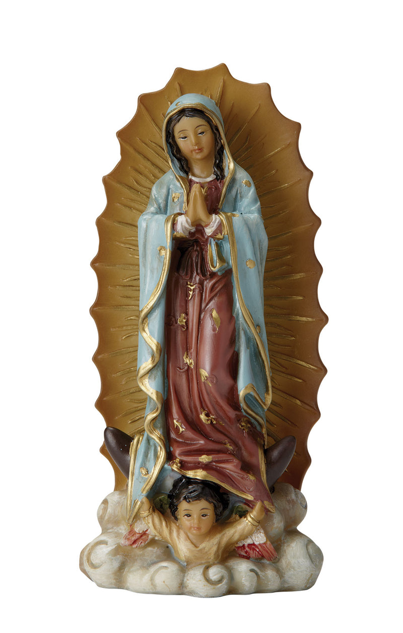 Our Lady of Guadalupe Statue - Color - 5.5"