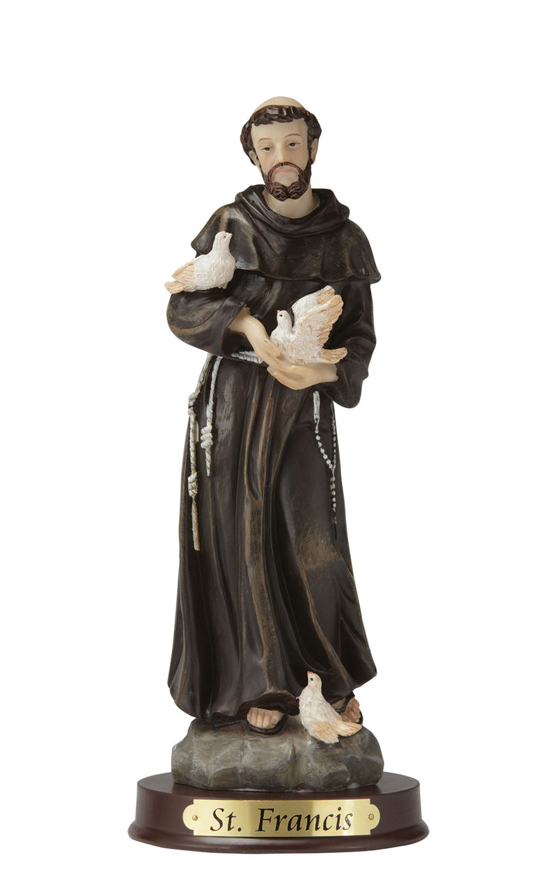 St. Francis Statue - Color - 8" or 12"