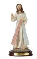 Divine Mercy Statue - Color - 8" or 12"