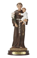 St. Anthony Statue - Color - 8" or 12"
