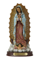 Our Lady of Guadalupe Statue - Color - 8" or 12"