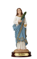 St. Lucy Statue - Color - 8"