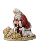 The Kneeling Santa Figure - Color - 8.75" or 13"