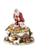 Kneeling Santa Musical Figure - Color - 5.75"