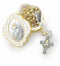 Handcrafted Gold and Silver Metal First Communion Rosary
