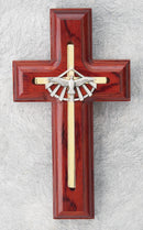 Holy Spirit Rosewood Wall Cross