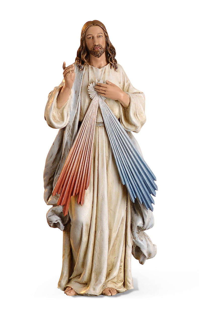 Divine Mercy Statue - Color - 10"