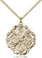 Five-Way Medal - Gold Filled Medal & Chain