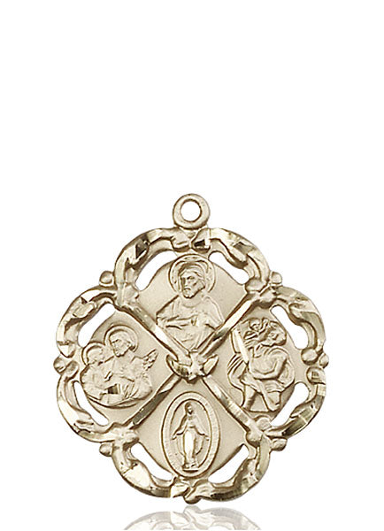 Five-Way Medal - 14 Karat Gold 5446KT