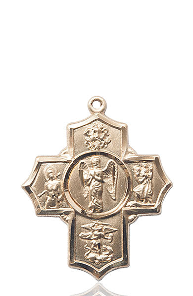 Warrior Special Devotion Five-Way Medal - 14 Karat Gold
