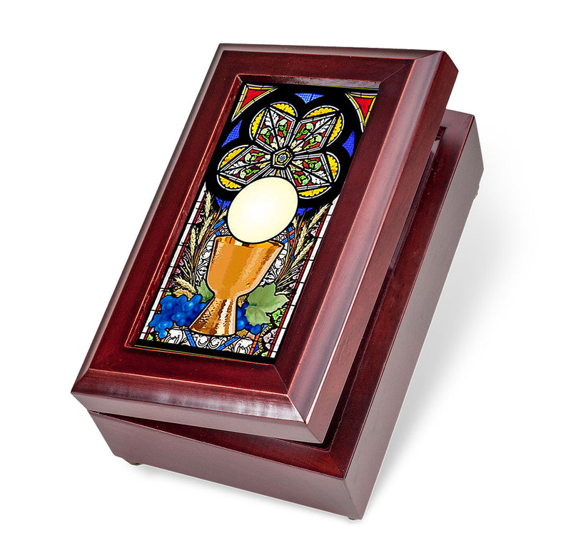 Communion Keepsake/Music Box (2 Color Choices)