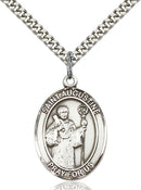St. Augustine Sterling Silver Medal