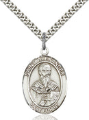 St. Alexander Sterling Silver Medal