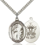 St. Brendan U.S. Navy Sterling Silver Medal