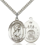 St. Christopher U.S. Air Force Sterling Silver Medal