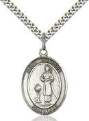 St. Genesius Sterling Silver Medal