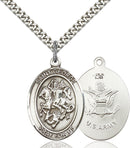 St. George U.S. Army Sterling Silver Medal