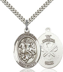St. George National Guard Sterling Silver Medal