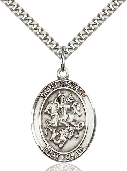 St. George Sterling Silver Medal