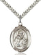 St. Isidore Sterling Silver Medal