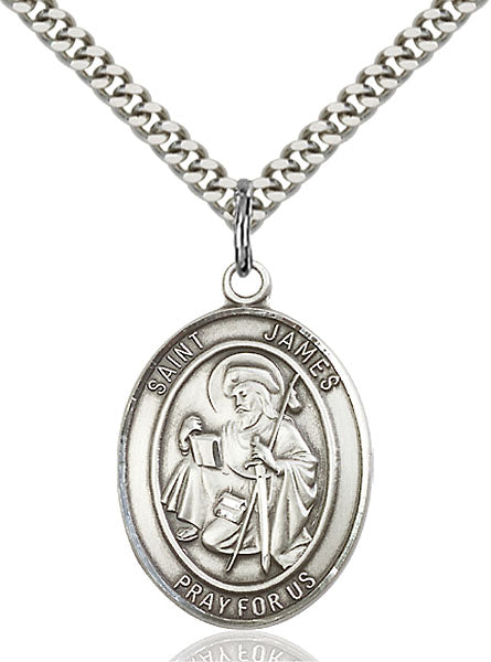 St. James Sterling Silver Medal