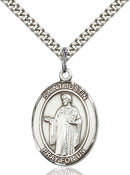 St. Justin Sterling Silver Medal