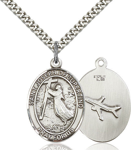 St. Joseph of Cupertino Sterling Silver Medal