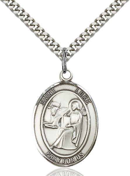 St. Luke Sterling Silver Medal