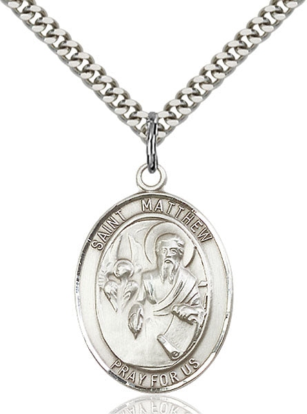 St. Matthew Sterling Silver Medal