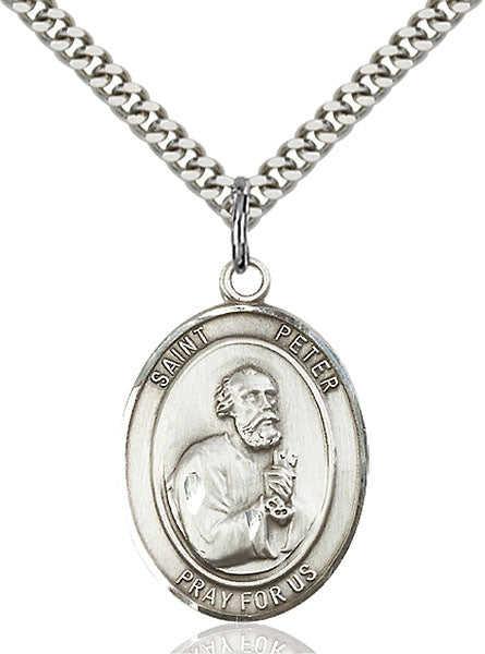 St. Peter Sterling Silver Medal